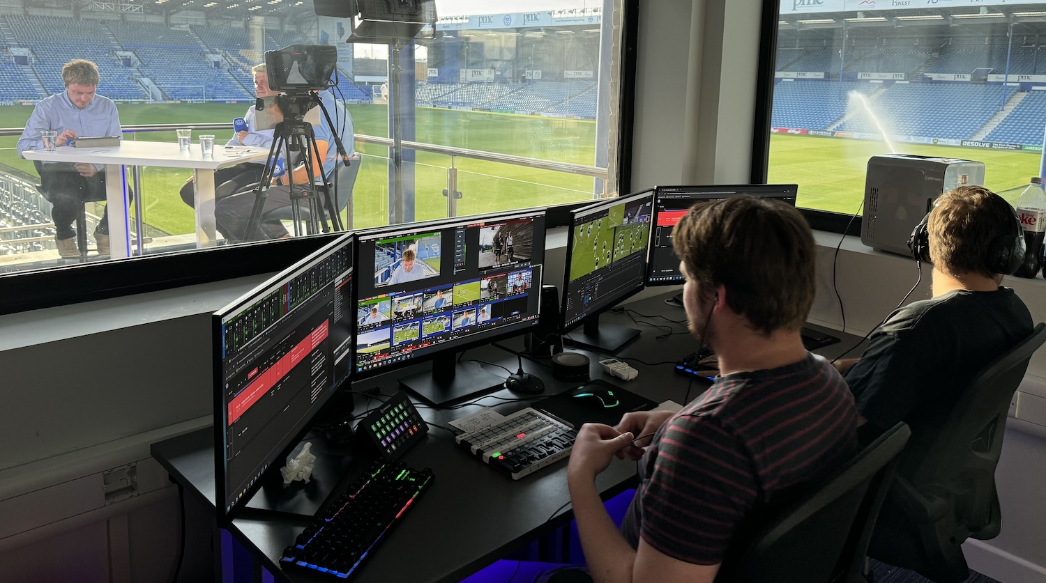 Sports broadcast production using Rundown Studio